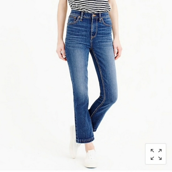 J. Crew billie demi boot crop high waist jeans - Picture 9 of 9